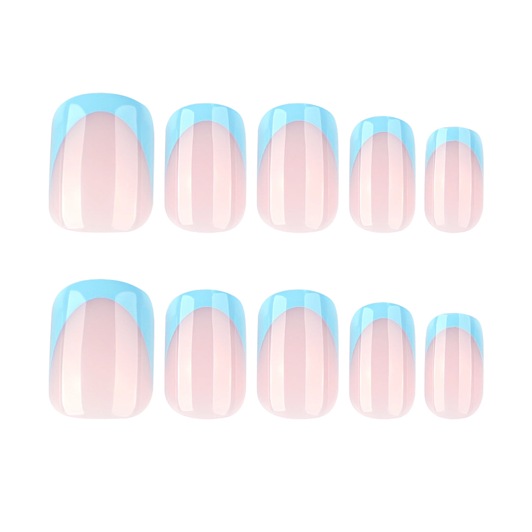 Elegant Manicure Artificial Nails with Pastel Colors Kalsten
