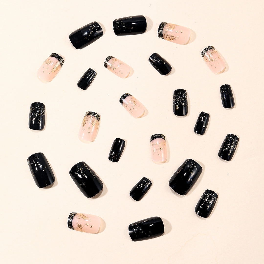 Elegant Glitter Ombre Nail Art Extensions Kalsten