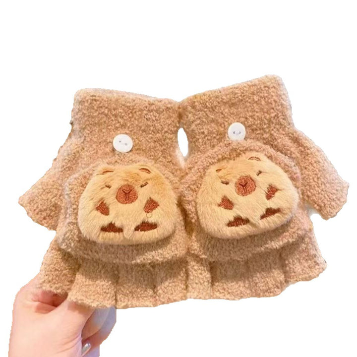 Cute Animal-Themed Fingerless Gloves Kalsten 1790553461