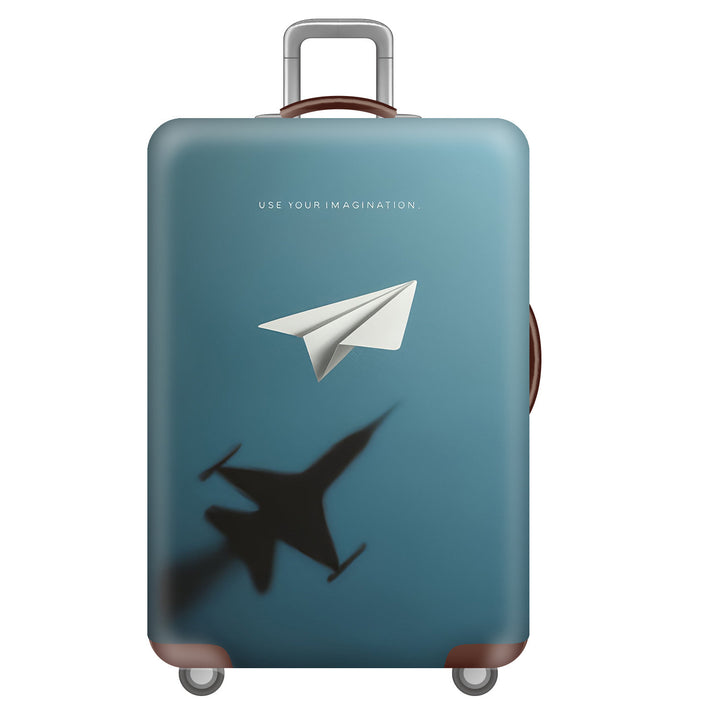 Unisex Hard-shell Suitcase with Impressive Futuristic City Design Kalsten