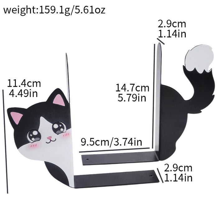 Cat-Themed Bookend