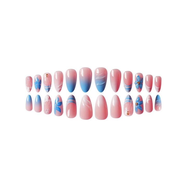Artistic Butterfly-Inspired Press-On Nail Set Kalsten