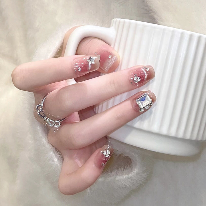 Whimsical Character-Designed Press-On Nail Art Kalsten