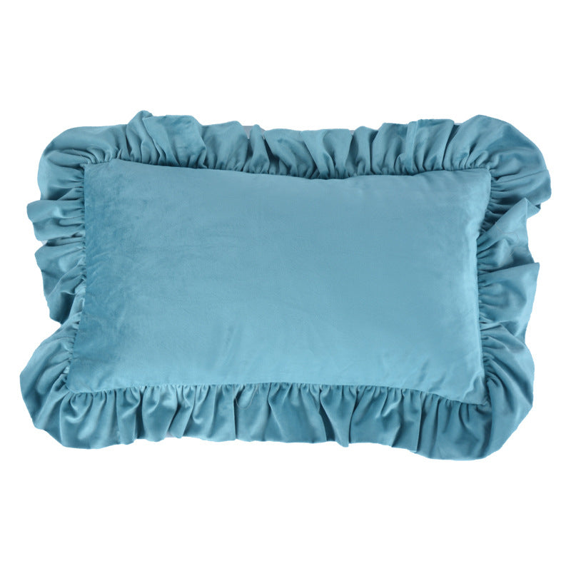 Luxury Ruffle Decorative Pillow
