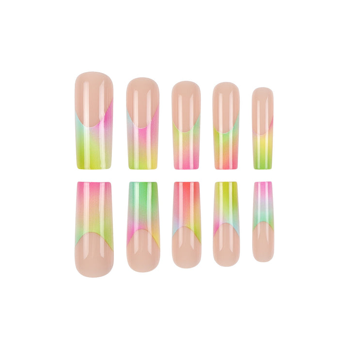 Long Ombre Press-On Nails Kalsten