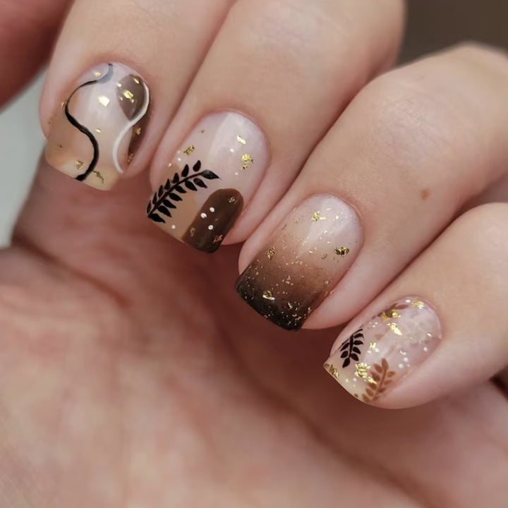 Artistic Press-On Nail Art Set Kalsten
