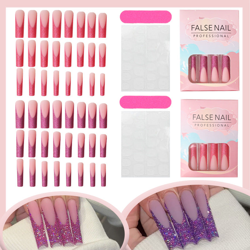 Glitter Ombre Press-On Nail Set Kalsten