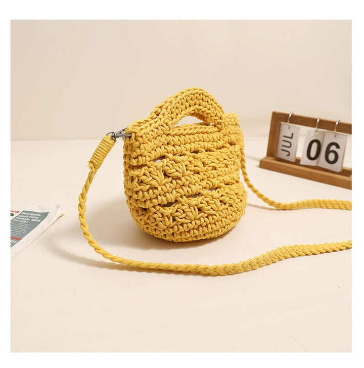 Handcrafted macrame shoulder bag with unique design Kalsten