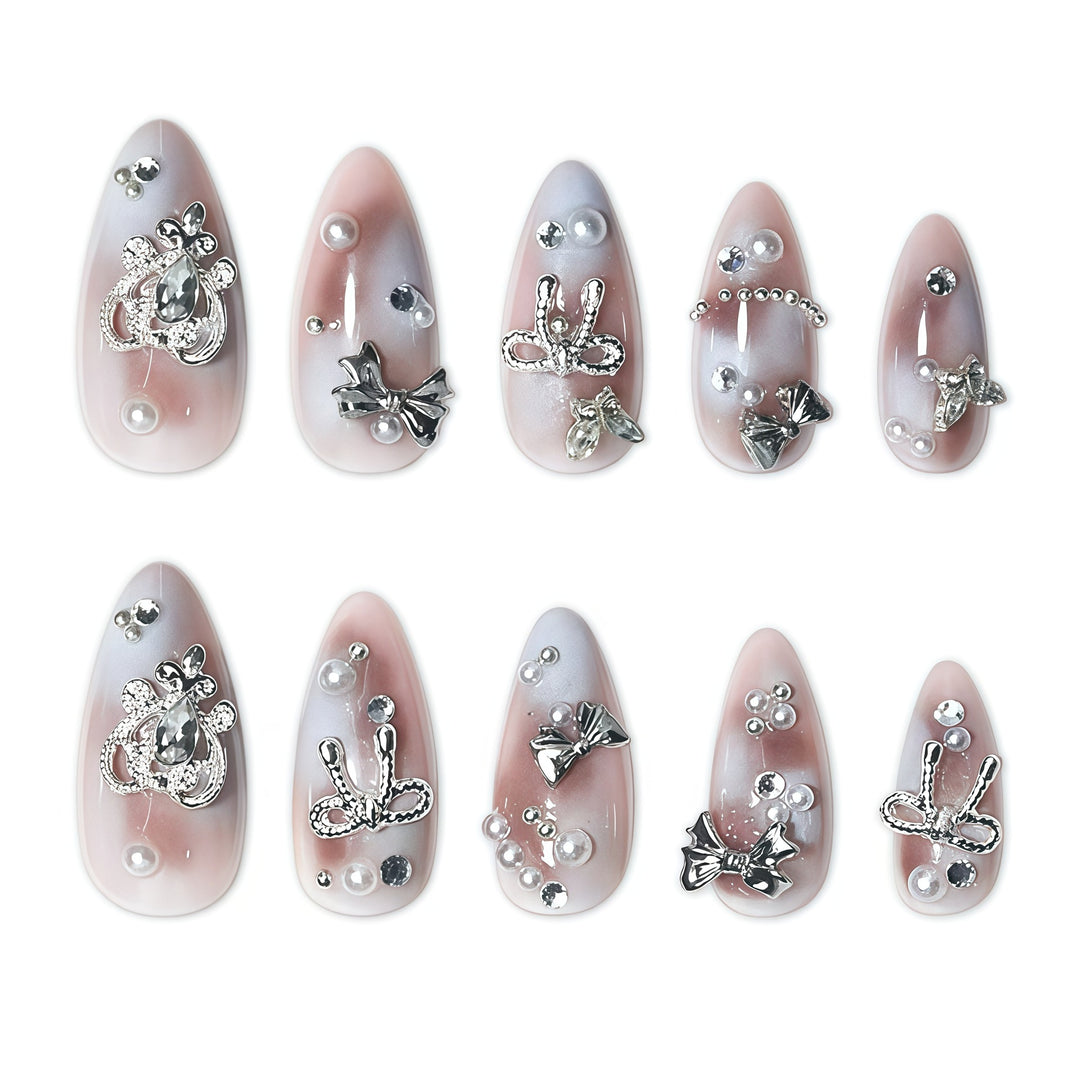 Decorative Stiletto Press-On Nail Set Kalsten