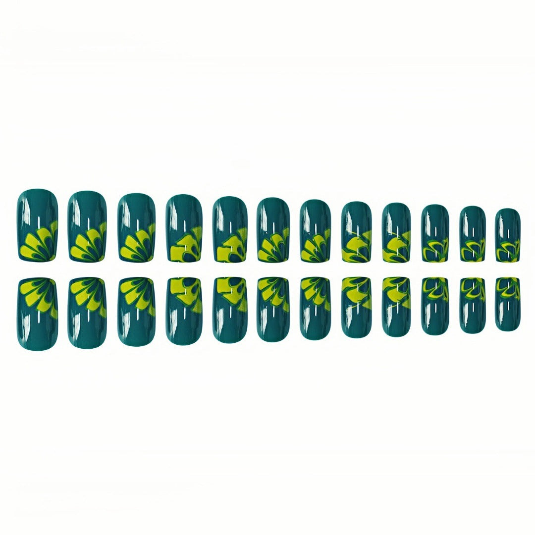 Artistic Marble Effect Nail Art Extensions Kalsten