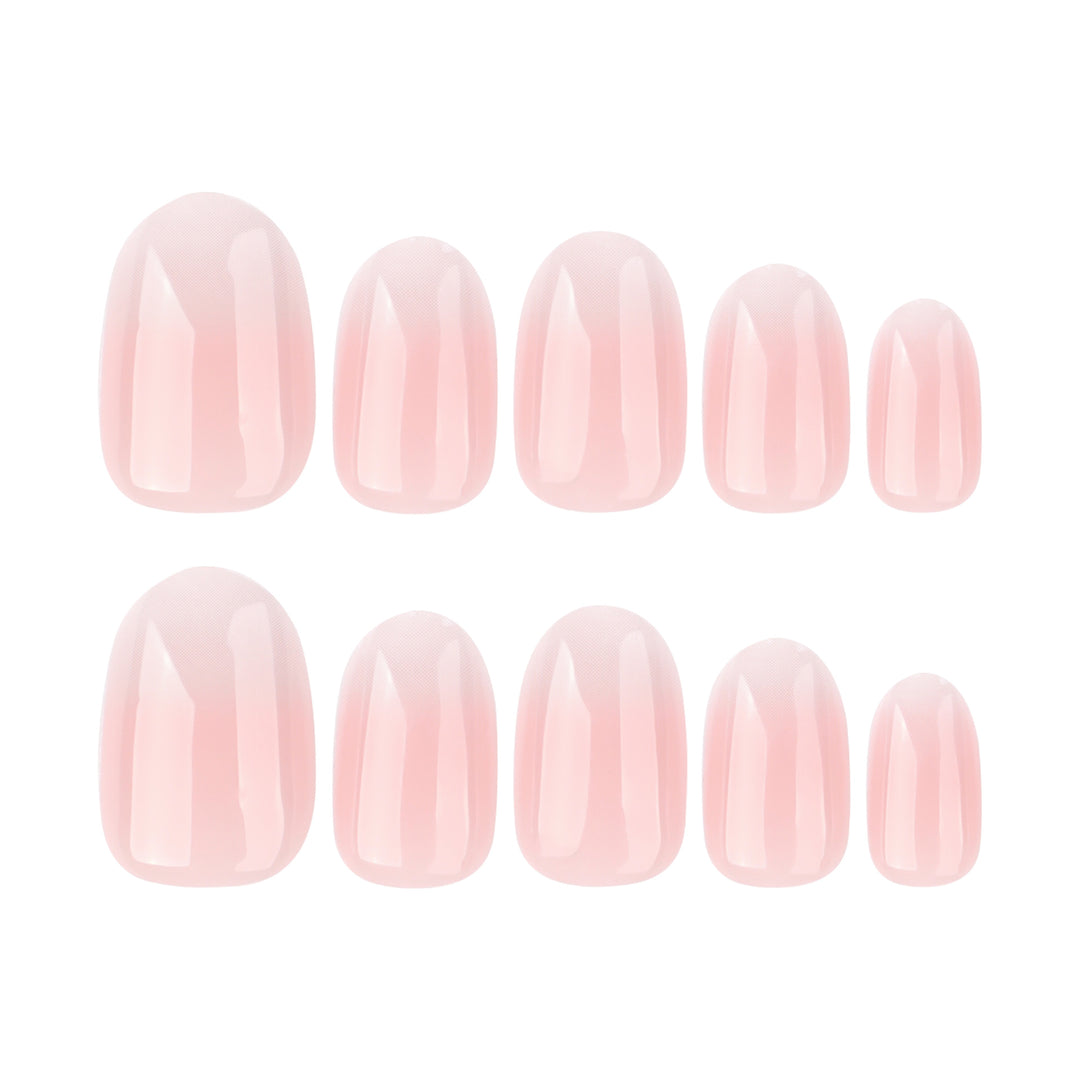 Elegant Gel Nail Extensions in Modern French Tip Design Kalsten