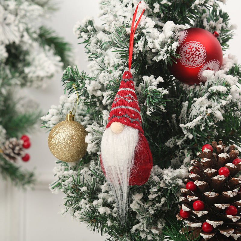 Cute Christmas tree decoration in gnome design Kalsten