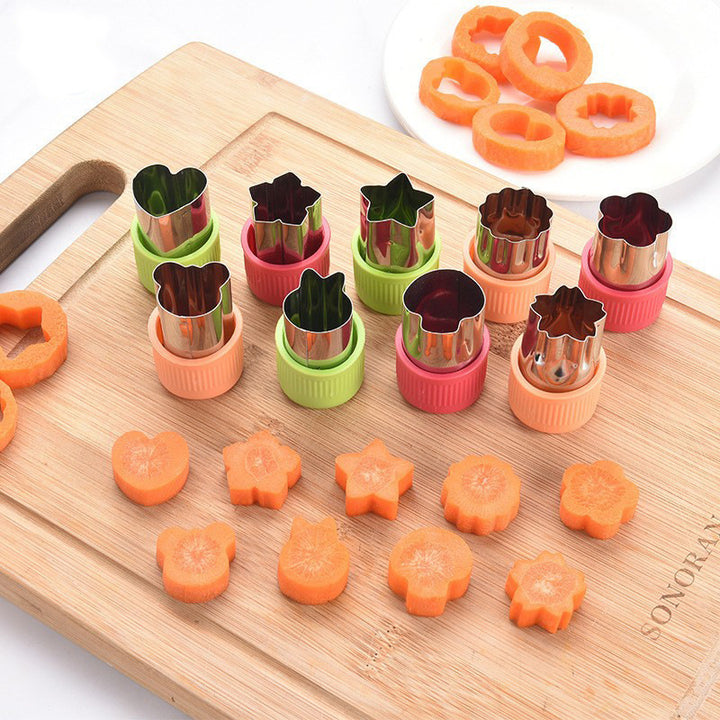 Cookie cutter set with antibacterial silicone and stainless steel molds Kalsten