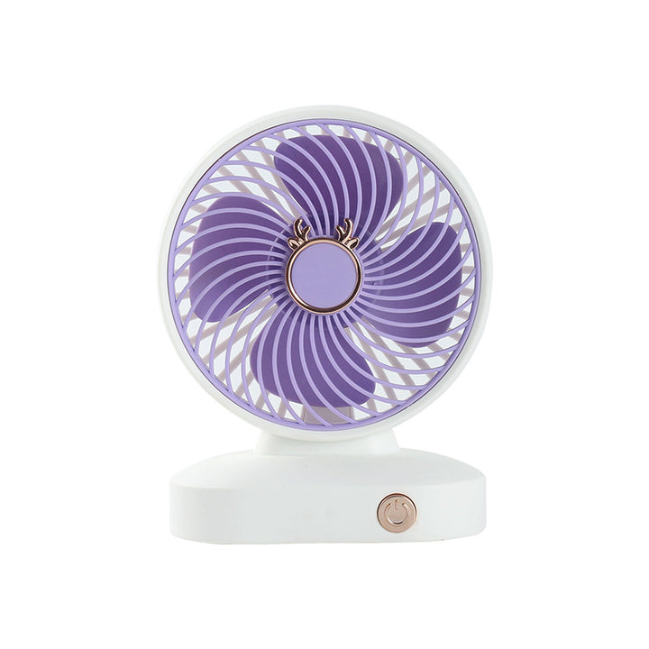 Ladies Portable Table Fan with Flexible Tilt Angle Kalsten