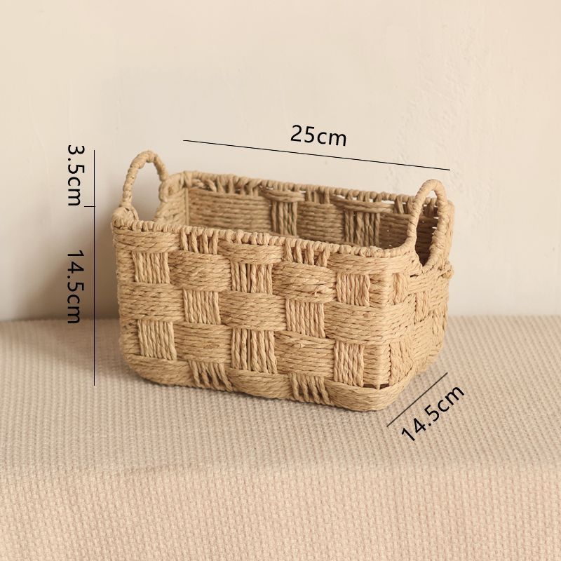 Handcrafted Natural Fiber Storage Basket  1788889841