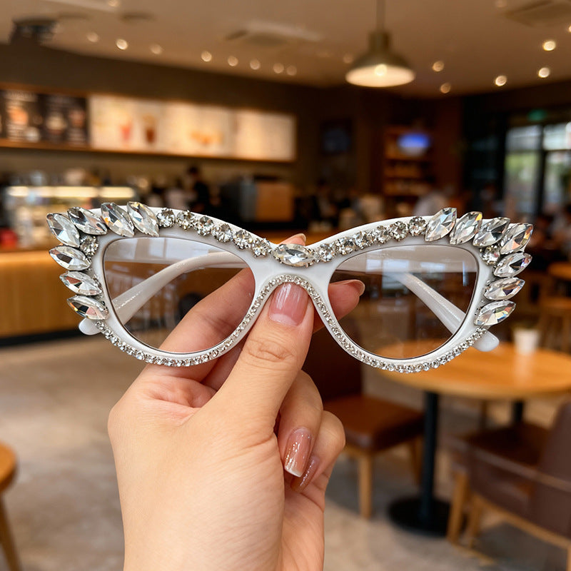 Luxury Cat-Eye Rhinestone Sunglasses Kalsten