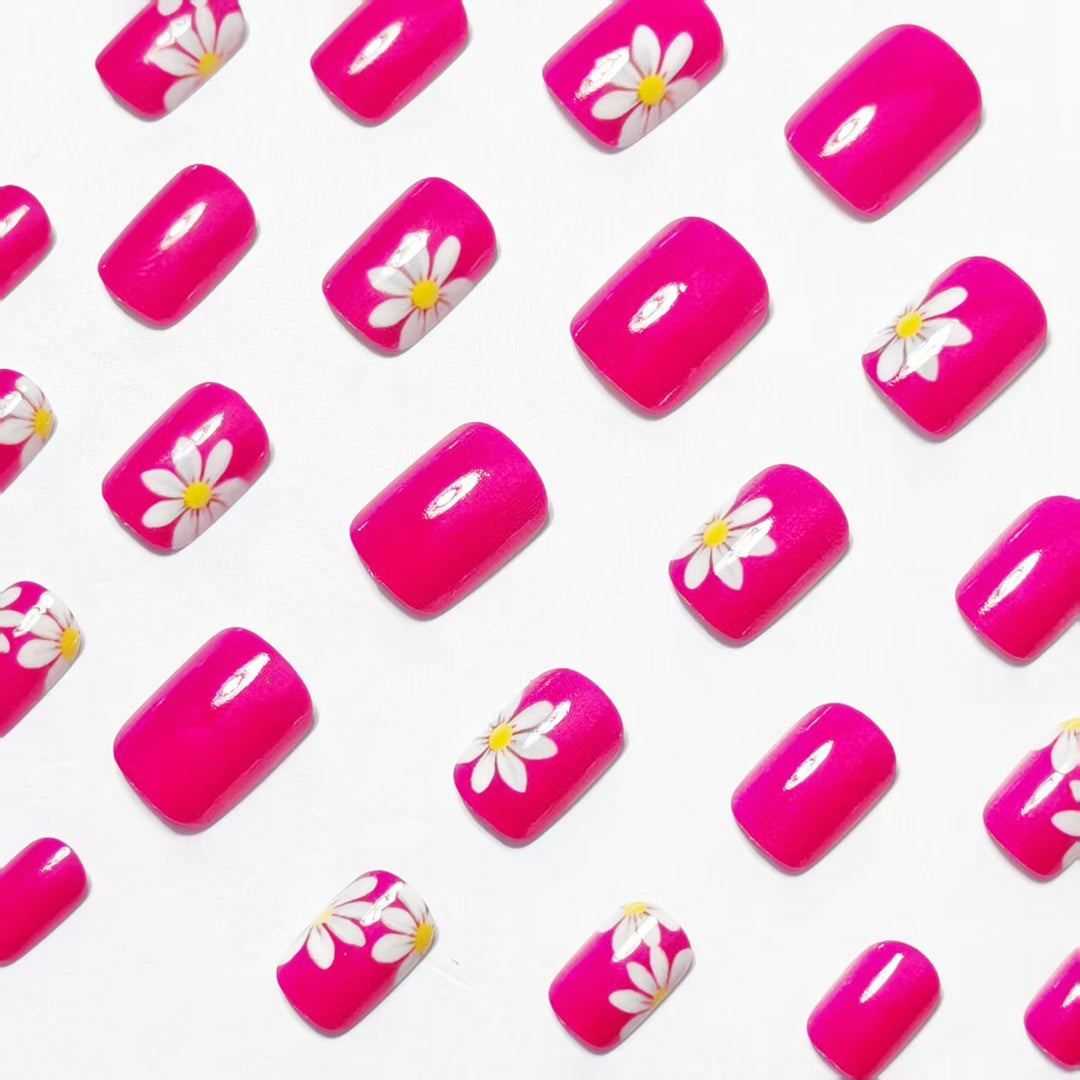 Artificial nails with floral designs Kalsten