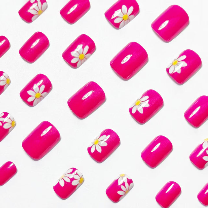 Artificial nails with floral designs Kalsten