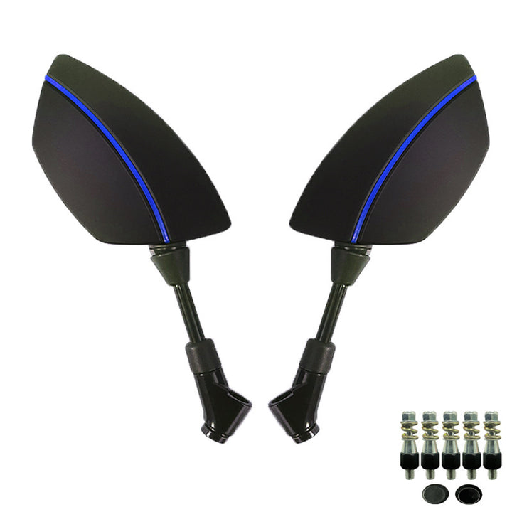 Motorcycle Mirror Set with Aerodynamic Design and High Stability Kalsten