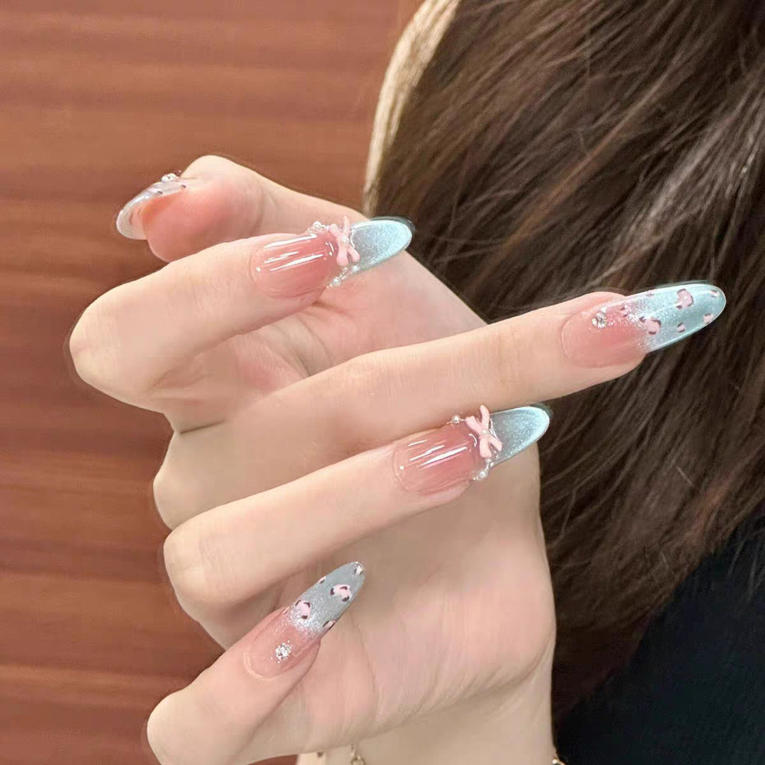 Acrylic Square Press-On Nail Set Kalsten
