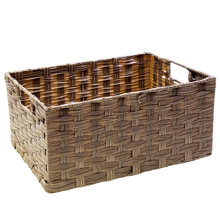 Sparkling storage basket with carrying handle Kalsten