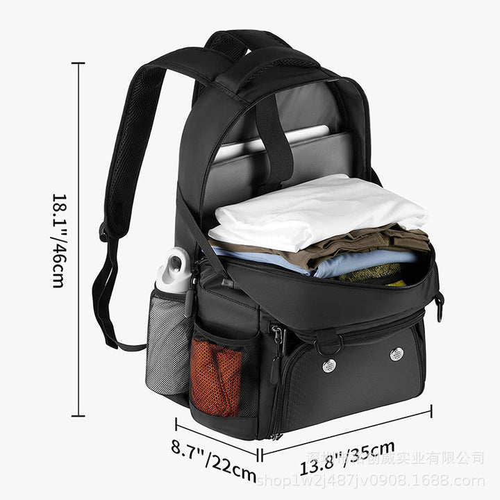 Multi-Compartment Sports Gear Backpack Kalsten