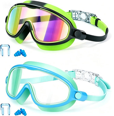 Swim protection goggles with adjustable nose piece and anti-fog technology Kalsten