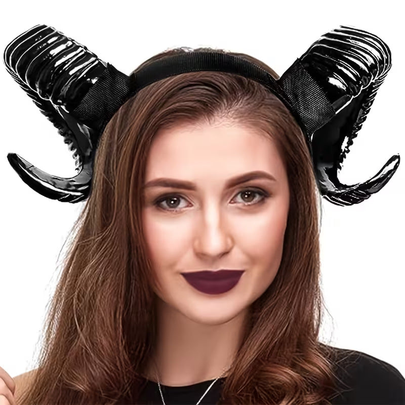 Elegant headband with antler design