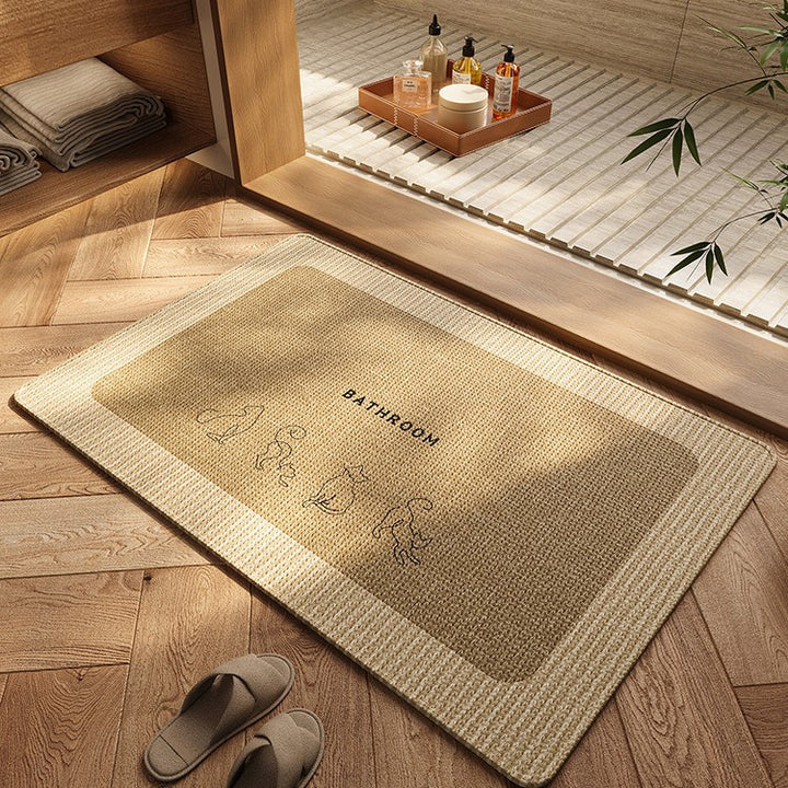 Stylish Non-Slip Bathroom Rug Kalsten