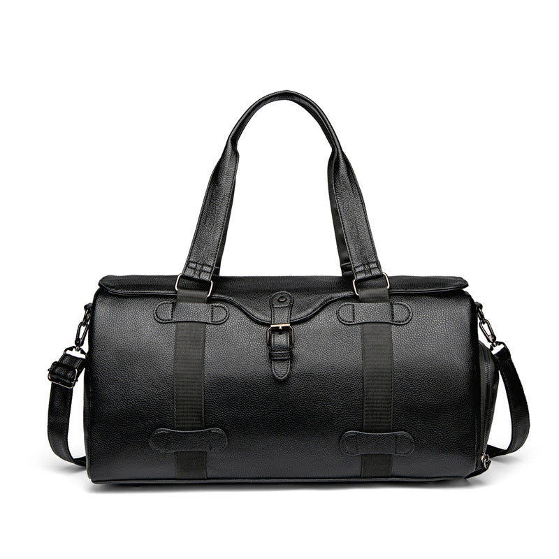 Premium Leather Weekender Duffel Bag Kalsten