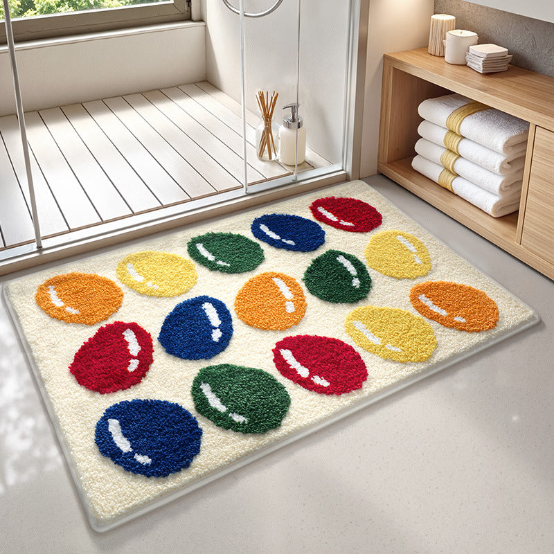 Decorative Flower Bath Mat Kalsten