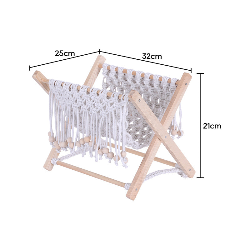Macramé Toy Hammock