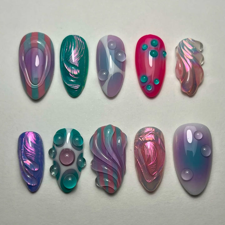 Thematic Artisan Press-On Nail Set Kalsten