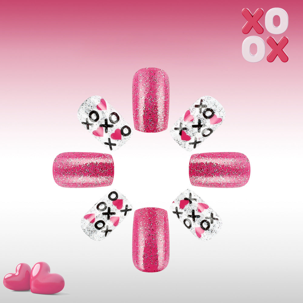Artistic Valentine's Day Press-On Nails Kalsten