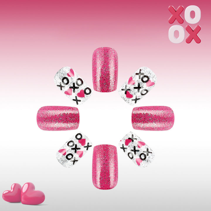 Artistic Valentine's Day Press-On Nails Kalsten