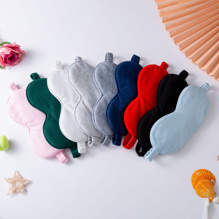 Women's lightweight cotton sleep mask with ergonomic padding and elastic comfort band Kalsten