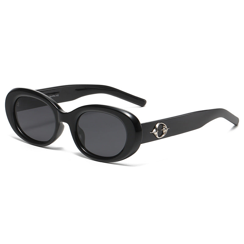 Retro-Inspired Oval Frame Sunglasses Kalsten