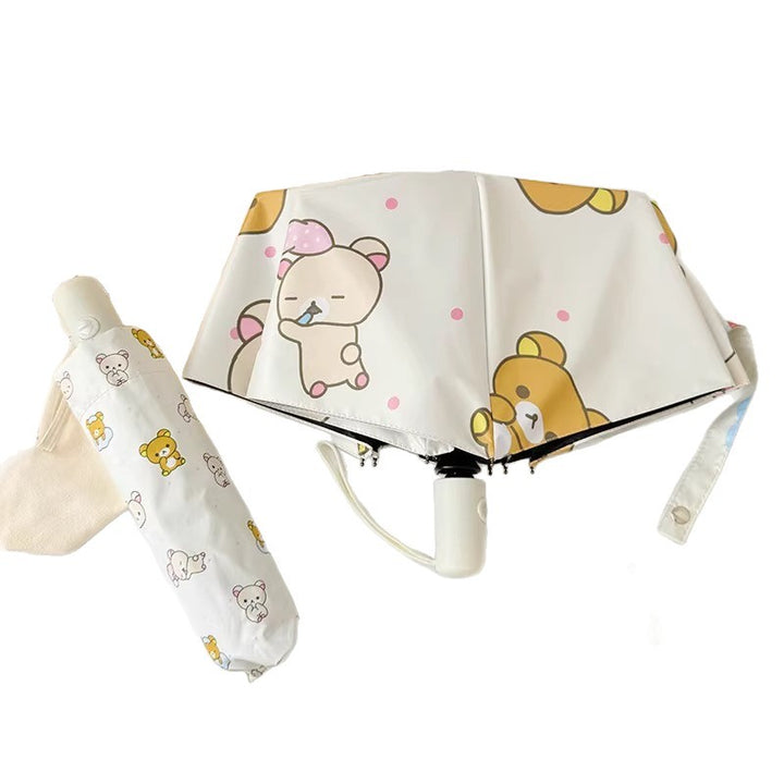 Women's Foldable Umbrella with Cute Animal Design Kalsten
