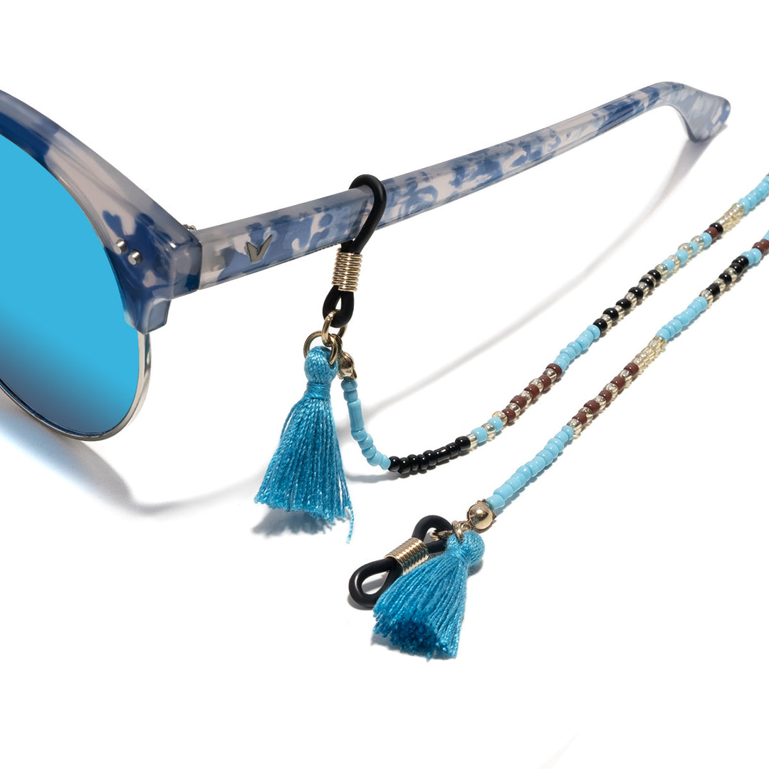 Bohemian-Inspired Beaded Eyewear Chain Kalsten