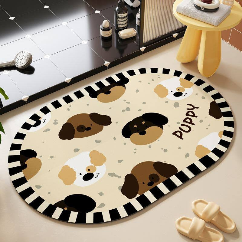 Decorative Bath Mat Kalsten