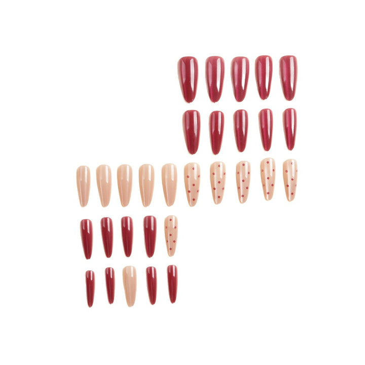 Premium Decorative Stiletto Press-On Nail Set Kalsten