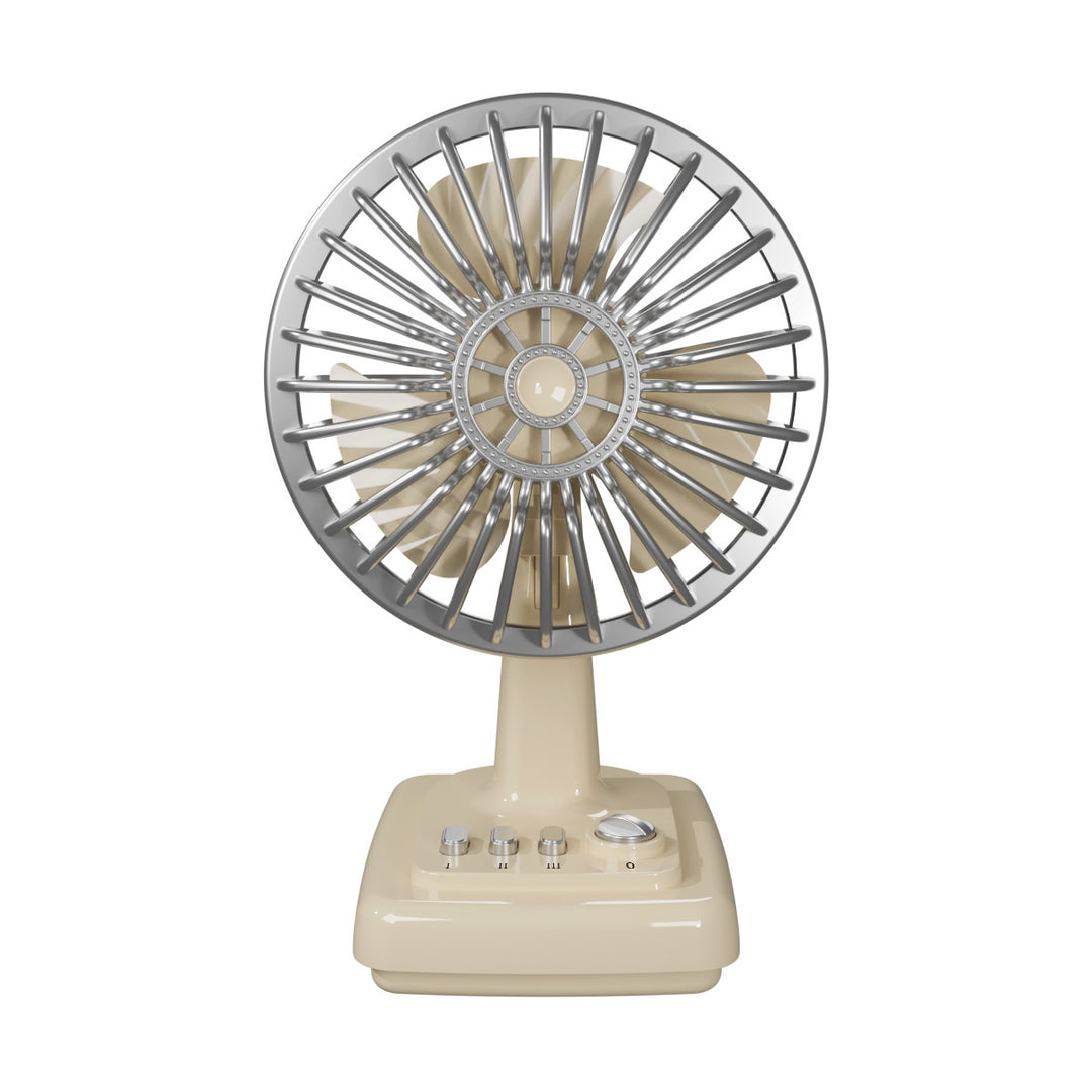 Women's portable table fan with adjustable tilt angle and powerful battery Kalsten