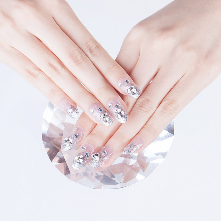 Glittering Artisanal Press-On Nail Set Kalsten