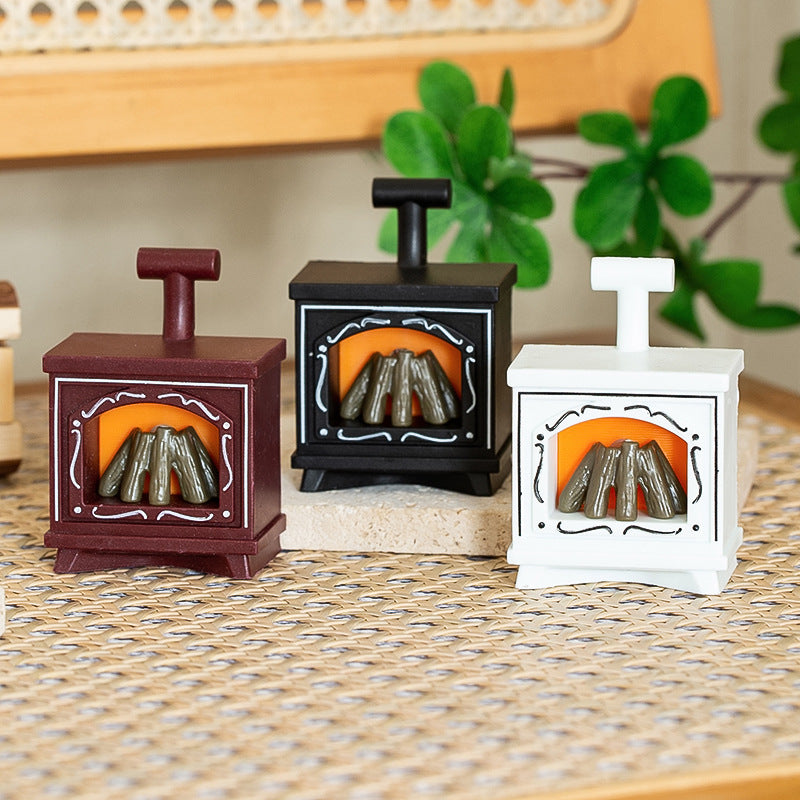 Decorative Miniature Fireplace Lamp