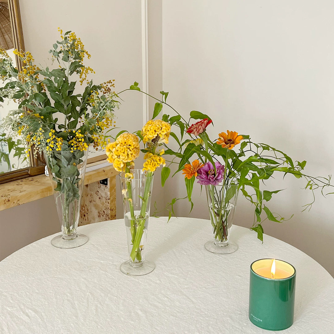 Elegant Flared Glass Vase