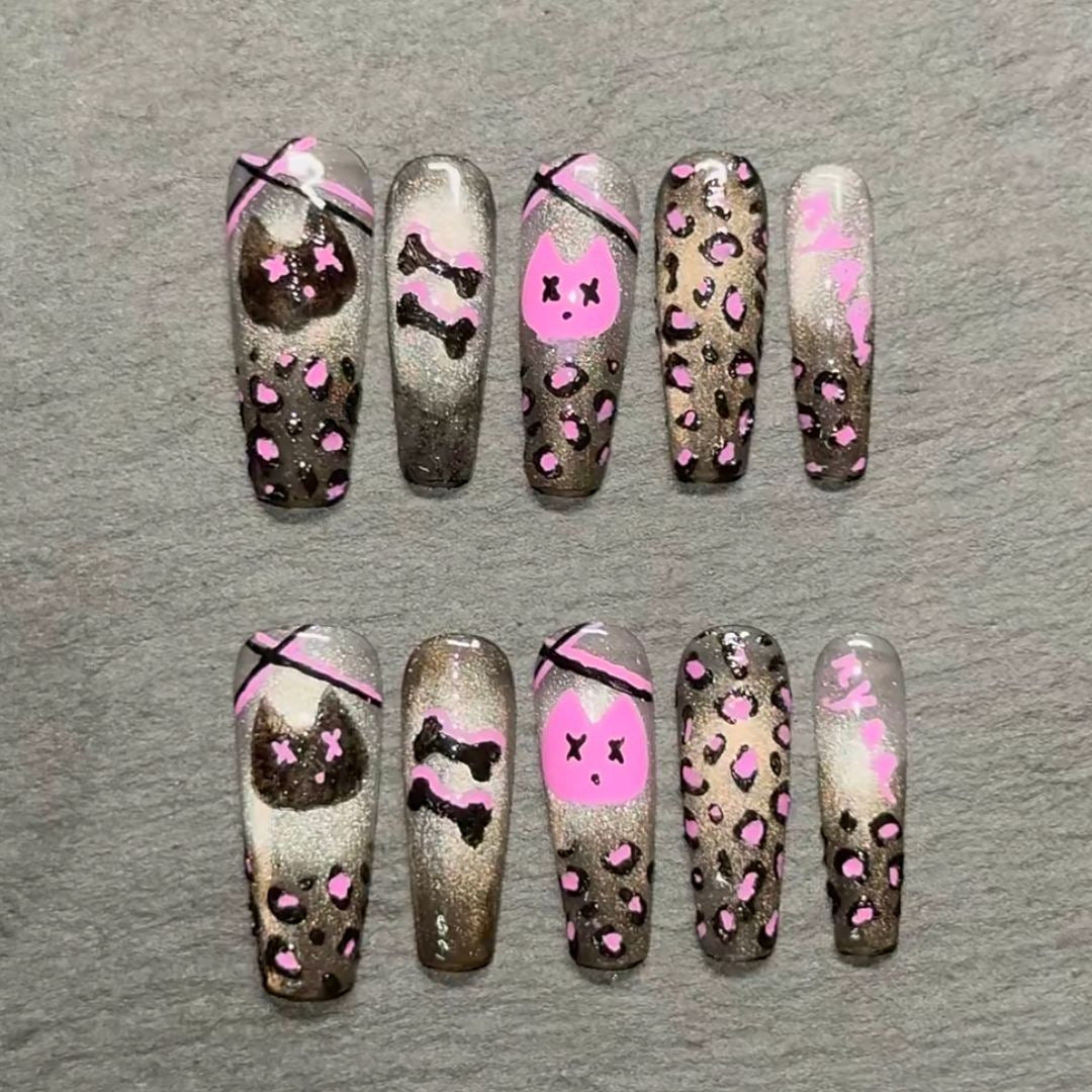 Stylish Glitter Star Nail Art Kalsten