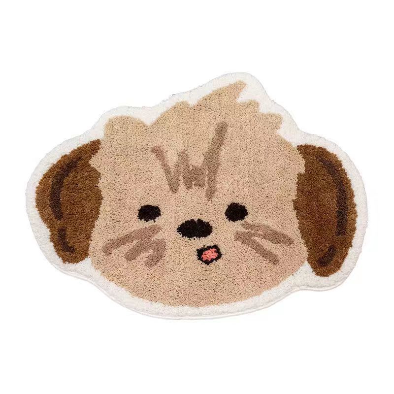 Cute Dog-Themed Bath Mat Kalsten