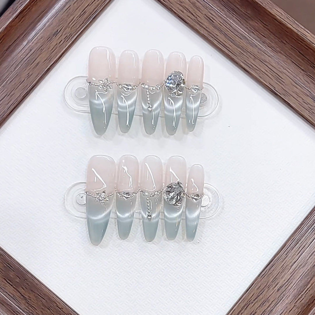 Glamorous Decorative Press-On Nails Set Kalsten
