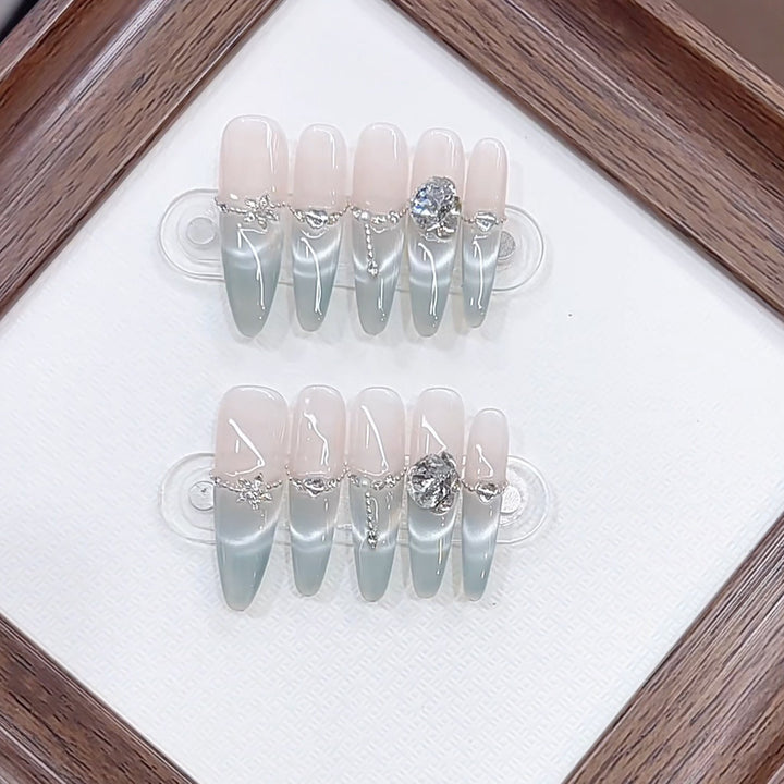 Glamorous Decorative Press-On Nails Set Kalsten