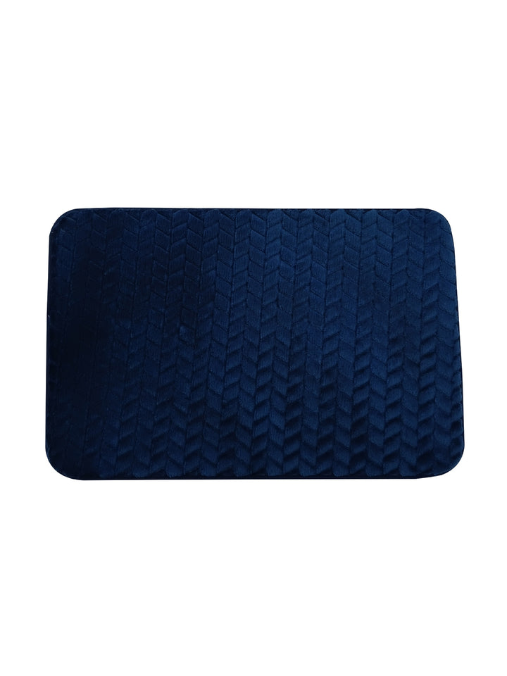 Velvet Textured Bathroom Mat Kalsten